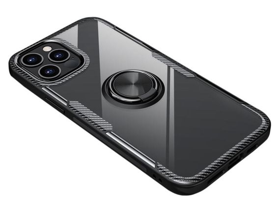 Чохол Primolux Ring Magnetic Stand для Apple iPhone 12 / iPhone 12 Pro - Black | Зображення 2