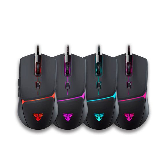Игровая мышь ведущая CRYPTO VX7.6 кнопок, 200-8000 DPI, Led Lighting RGB, 1.8м | Зображення 1
