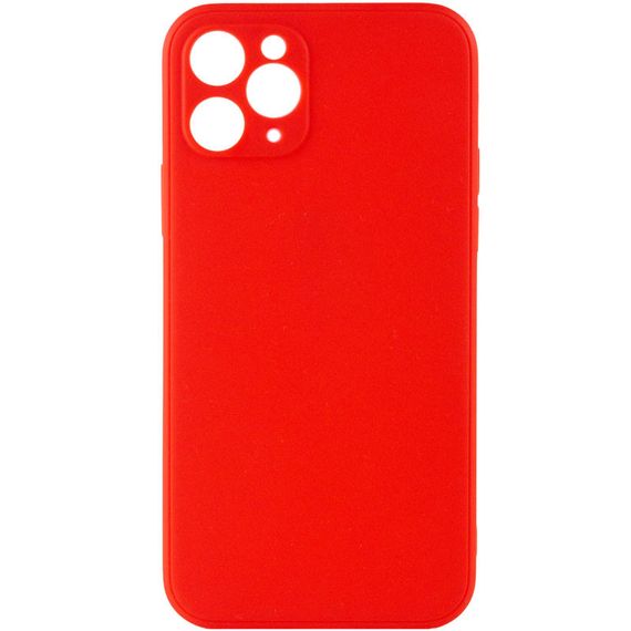 Силиконовый чехол Candy Full Camera для Apple iPhone 11 Pro (5.8") Красный / Red
