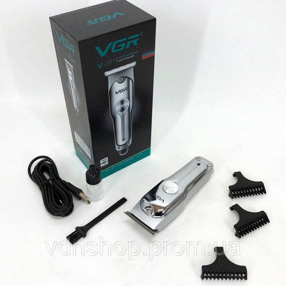 Малошумна машинка для стрижки волосся VGR, Сімейна машинка для стрижки волосся, Тример бездротовий CW-50 | Зображення 3