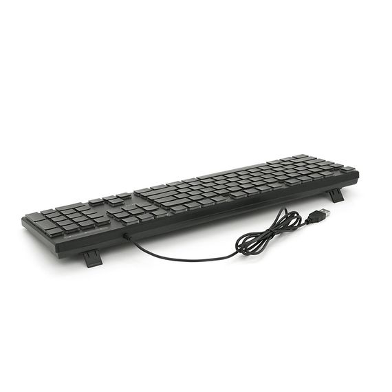Клавиатура с подсветкой USB JEDEL K510, длина кабеля 170см, (Eng), (483х188х35 мм) Black, 104к, Q20 | Зображення 3