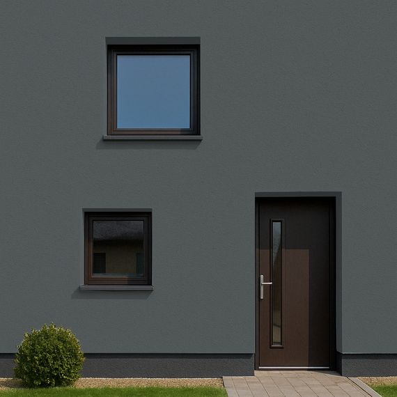 Фарба Акрил-латексна Фасадна Skyline RAL 7012 Графітовий Шторм 10л | Зображення 4