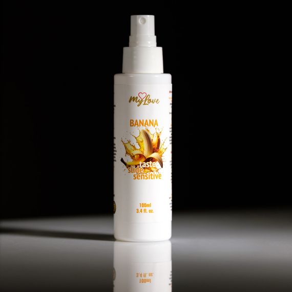 Інтимний гель-лубрикант - MyLove Taste Slide Sensitive Banana, 100 мл Sex Aura | Зображення 3
