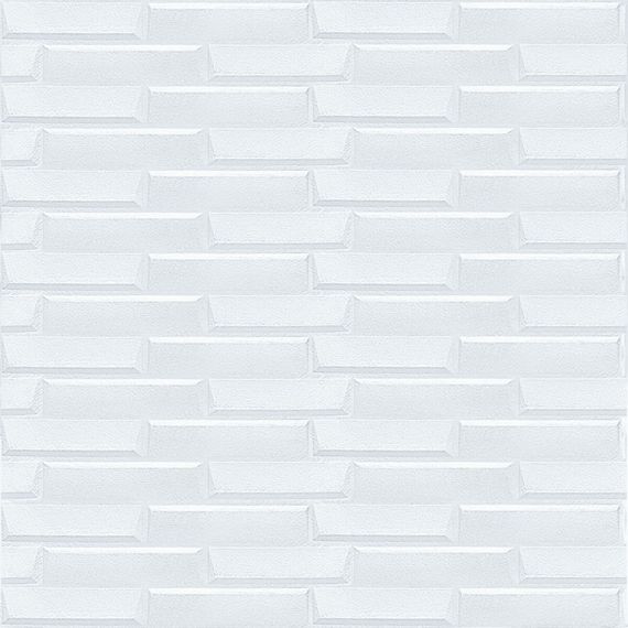 Самоклеюча 3D панель 19600x700x5мм Біла Кладка SW-00001335 | Зображення 1