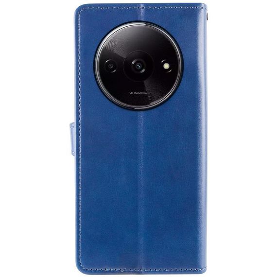 Шкіряний чохол-книжка GETMAN Gallant (PU) для Xiaomi Redmi A3 Синій | Зображення 1