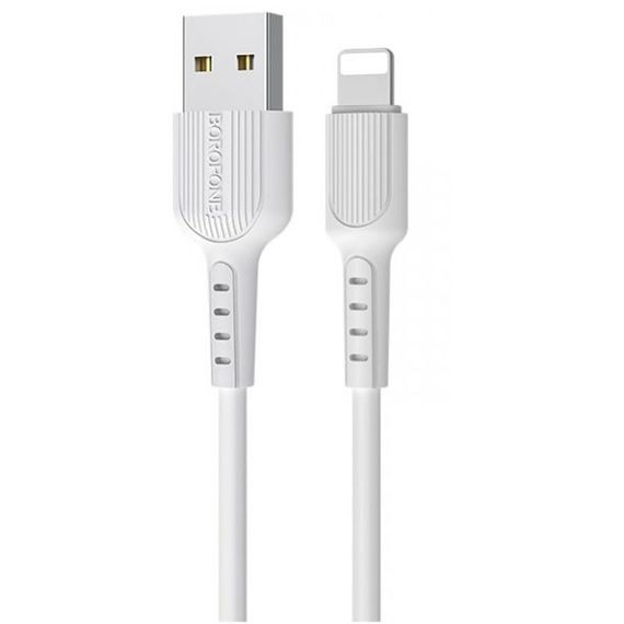 Дата кабель Borofone BX16 USB to Lightning (1m) Білий