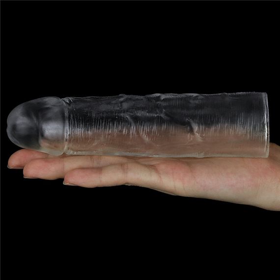 Насадка - Flawless Clear Penis Sleeve Add 1" Clear sexstyle | Зображення 5