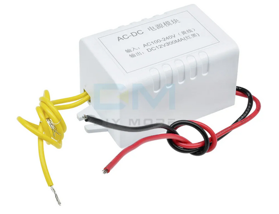 Перетворювач напруги змінного струму AC (110 - 220V) - DC (12V) 300mA | Зображення 2
