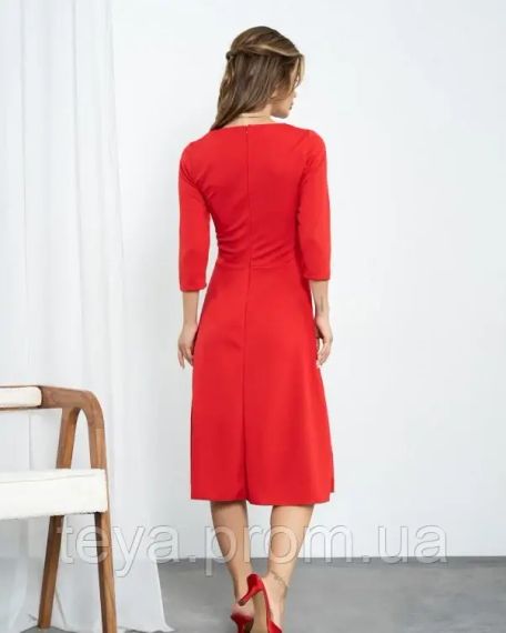 Платье для женщин цвет красный размеры S, M, L, XL FI_008591 | Зображення 2
