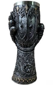 Бокал для вина 3D Рука со Львом