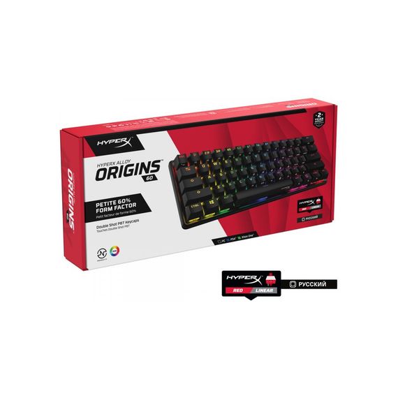Клавіатура HyperX Alloy Origins 60 Black (4P5N0AA) | Зображення 8