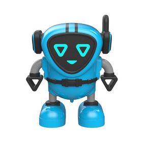 Інерційна іграшка мікроробот, машинка, дзиґа JJRC R7 DouDou Inertia Gyro блакитний (JJКС-R7B)