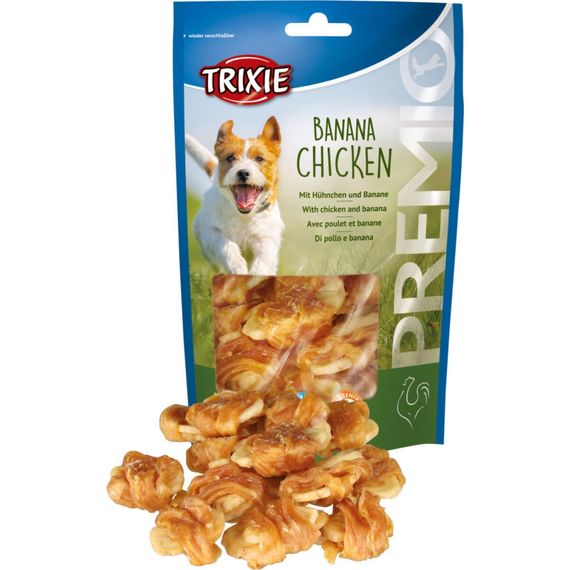 Ласощі для собак з куркою та бананом Trixie Premio Banana Chicken, 100 гр | Зображення 2