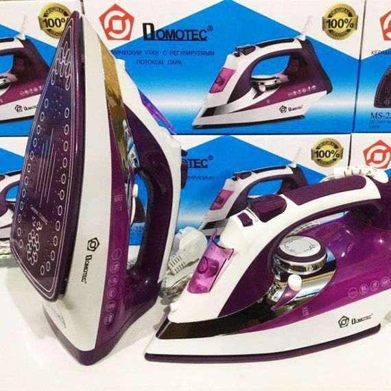 Праска Domotec MS 2201 2800W керамічна підошва. PA-308 Колір: фіолетовий | Зображення 3