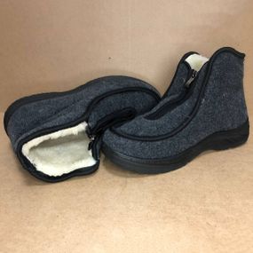 Хутряні бурки 41р, Зручні робочі чоботи, Черевики робочі полегшені Черевики на хутрі CW-14