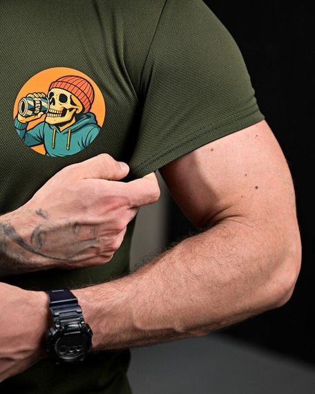 Тактична потоотводна футболка Revo oliva ПП7726 | Зображення 2