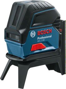 Нивелир лазерный Bosch GCL 2-50 + RM1 + BM3 + LR6 + кейс, ± 0.3 мм на 30м, до 15 м, 0.5 кг (0.601.066.F01)