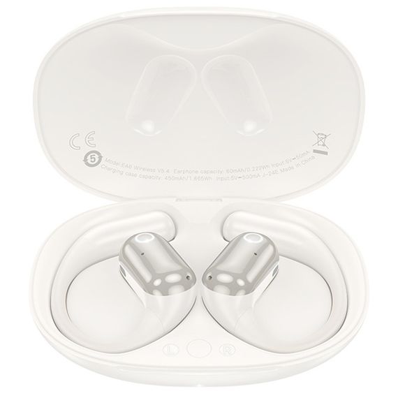 Бездротові TWS навушники Hoco EA6 Melody Milky White | Зображення 1