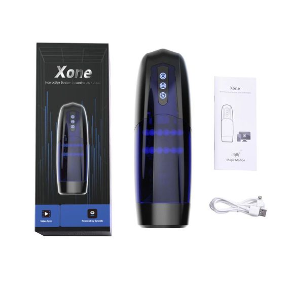 Інтерактивний смарт мастурбатор Magic Motion Xone, імітація фрикцій, 10 режимів, кнопка турбо | Зображення 6