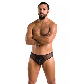 Труси чоловічі Passion 035 SLIP RICHARD black S/M