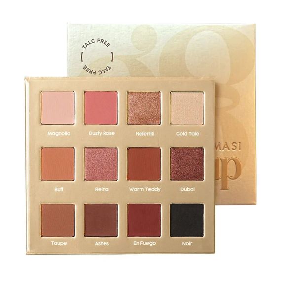 Палетка тіней для повік Farmasi Glam Up без тальку 12 відтінків | Зображення 1