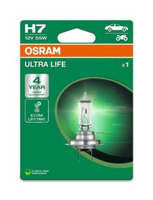 Лампа H7 12V 55W PX26d ULTRA LIFE 64210ULT-1BL OSRAM