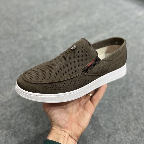 Легкі турецькі мокасини Rifellini коричневого кольору 41 42 43 розмір | Зображення 7