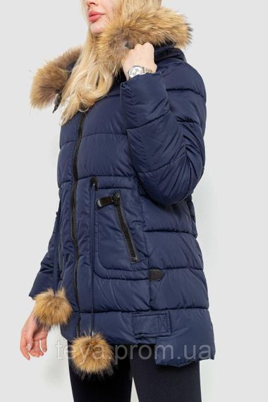 Куртка жіноча зимова, колір темно-синій, розміри XS, S, M, L, XL FA_008669 | Зображення 2