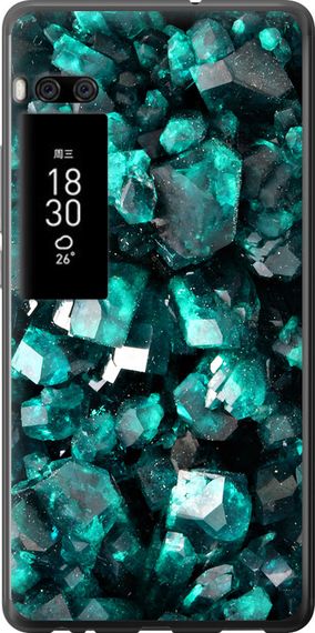 Чехол на Meizu Pro 7 Plus Кристаллы 2 "3674u-1131-17620"