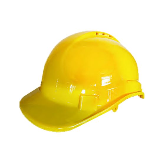 Каска защитная желтая Werk 24110