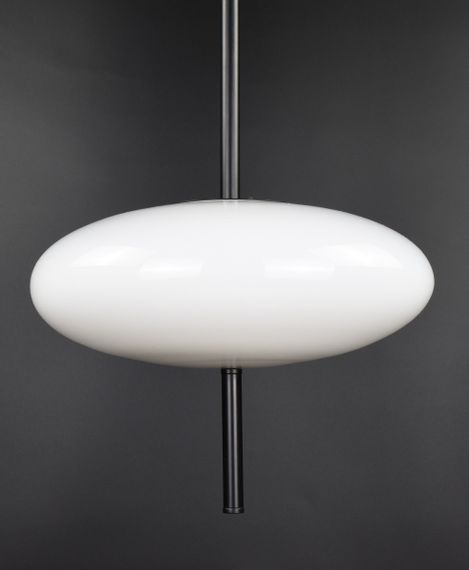 Люстра світлодіодна підвісна LED світильник для квартири на стелю лед 27047 Чорний 55-170х30х30 см. | Зображення 7