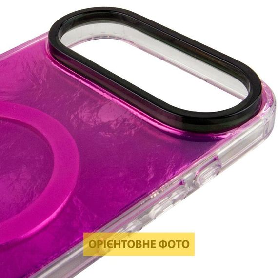 Чохол TPU Shiny Mountain (MagFit) для Apple iPhone 17 Air (6.6") Green / Blue Pink | Зображення 3