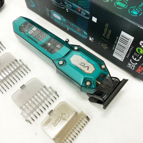 Акумуляторна машинка для стрижки VGR V-900 з дисплеєм, бездротова для стрижки волосся | Зображення 5