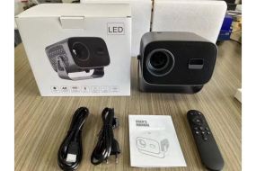 Портативный проектор V8 4K Android 11 с Wi-Fi 2.4G/5G и Bluetooth 5.0