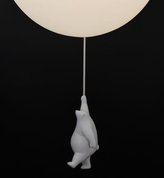 Люстра стельова на 1 лампочку 26811 Білий 75х40х40 см. | Зображення 2