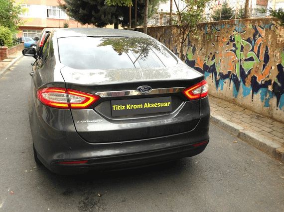 Хром планка над номером (нерж) для Ford Mondeo 2014-2019 гг | Зображення 1