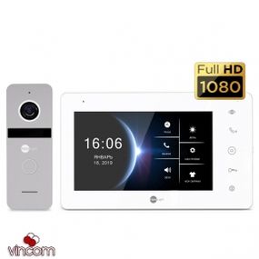 Комплект видеодомофона NeoLight NEOKIT FHD PRO Silver