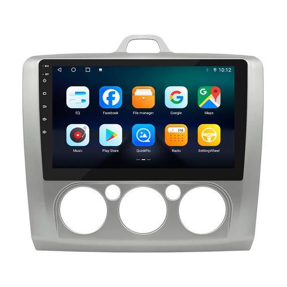 Штатная магнитола Lesko для Ford Focus II Рестайлинг 2007-2011 экран 9" 4+64 4G+CarPlay GPS Premium форд фокус | Зображення 2