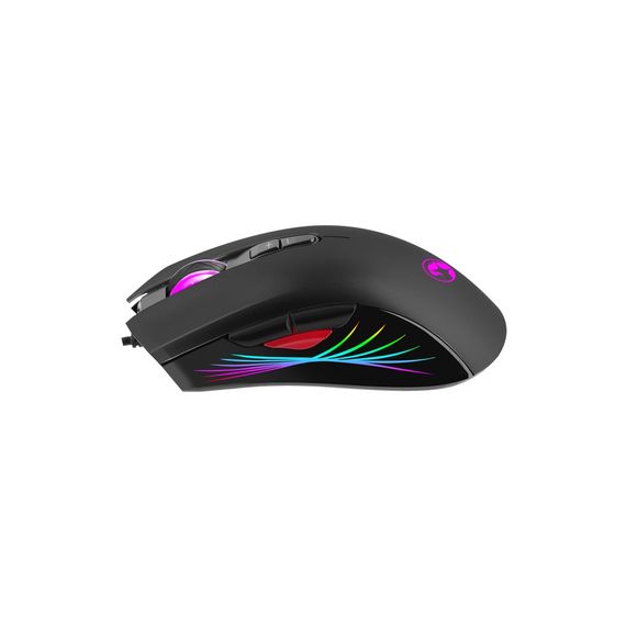 Мишка Marvo M519 RGB-LED USB Black (M519) | Зображення 4