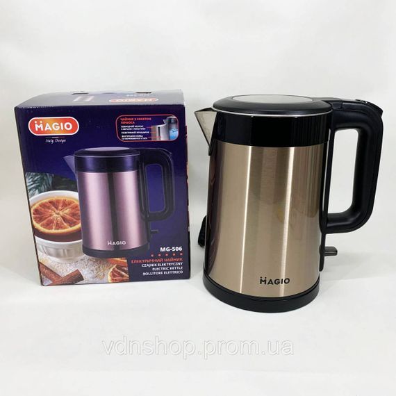 Чайник для бытового использования, Электрический чайник с индикацией включения дисковый OV-44 | Зображення 7