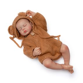 Силиконовая Коллекционная Кукла Реборн Reborn Мальчик Тед Полностью Анатомическая (Виниловая Кукла) Высота 50 см