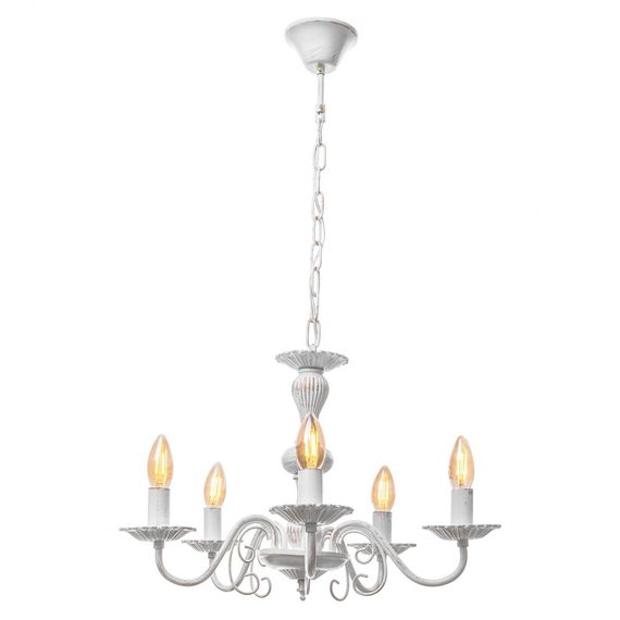 Люстра подвесная свеча E14 40W WH (BKL-666S/5) | Зображення 2