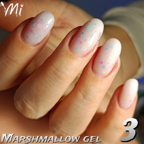Гель для нарощення Mi Marshmallow №1 Builder Gel 5мл | Зображення 7