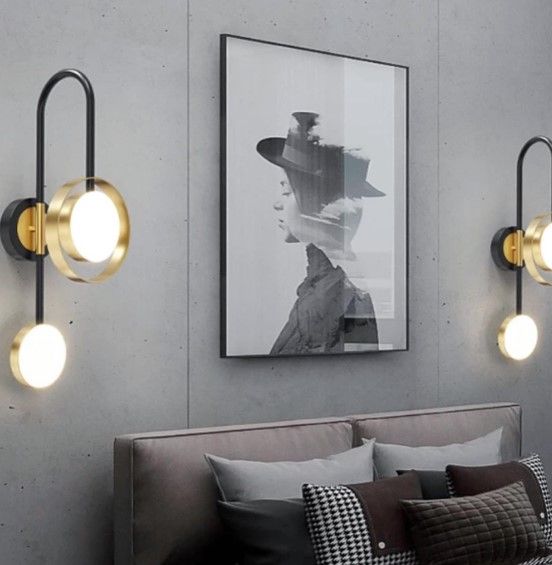 Люстра світлодіодна стельова LED світильник для квартири на стелю лед 26583 Чорний 6х22х45 см. | Зображення 2