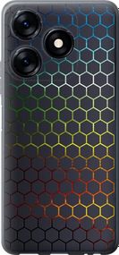 Чехол на Tecno Spark 10C Переливающиеся соты "498u-3116-17620"