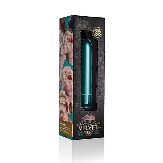 Віброіграшка Rocks Off RO-90mm Touch of Velvet Peacock Petals | Зображення 2