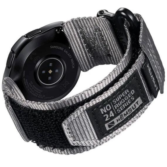 Ремінець для годинника Hemsut HGA121 Super Strong Nylon Grey 20 mm
