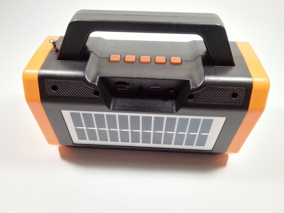 Ліхтар з багатофункціональним power bank-радіо-блютуз із сонячною панеллю XPRO EP-0198 (MER-15360_1016) | Зображення 4