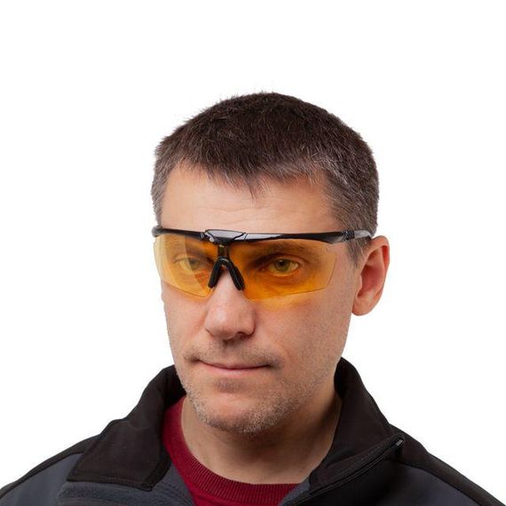 Окуляри захисні жовті, полікарбонат, оптичний клас 3 INTERTOOL SP-0091 | Зображення 4