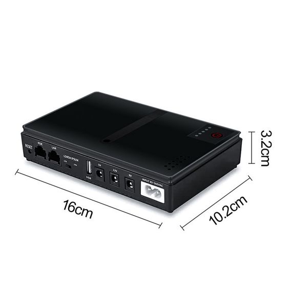 Мини UPS ДБЖ для роутера DC1018L источник бесперебойного питания 5/9/12В павербанк БЕЗ Аккумуляторов | Зображення 7